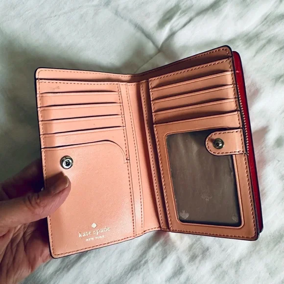 kate spade Red Wallet with Minimalist Design - Picture 2 of 6
